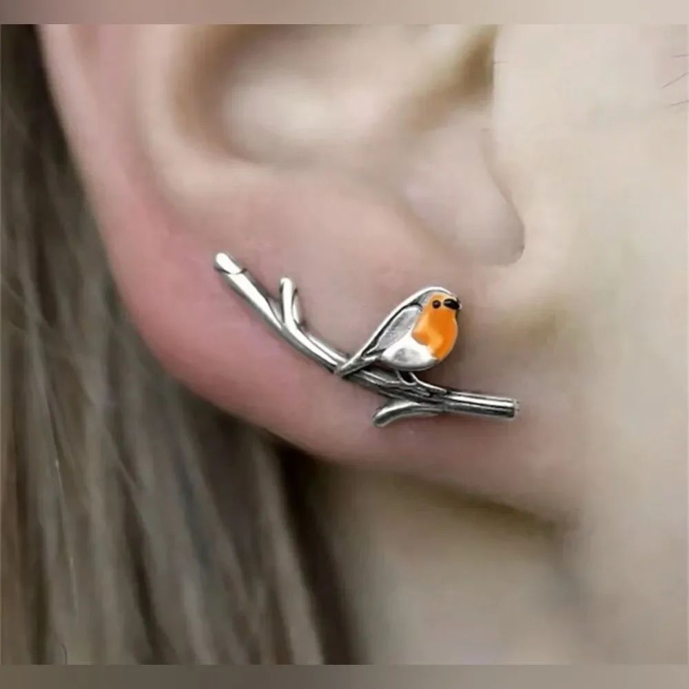 Boho bird earrings M1017